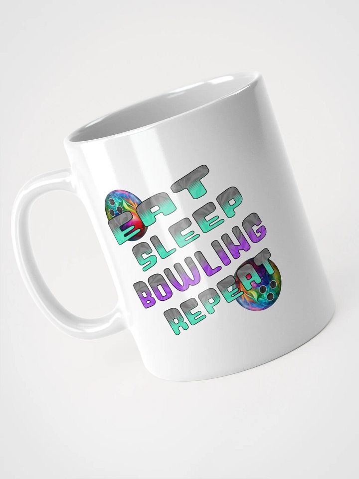 Eat Sleep Bowling Repeat Angle Vibrant Fanatic Mug product image (2)