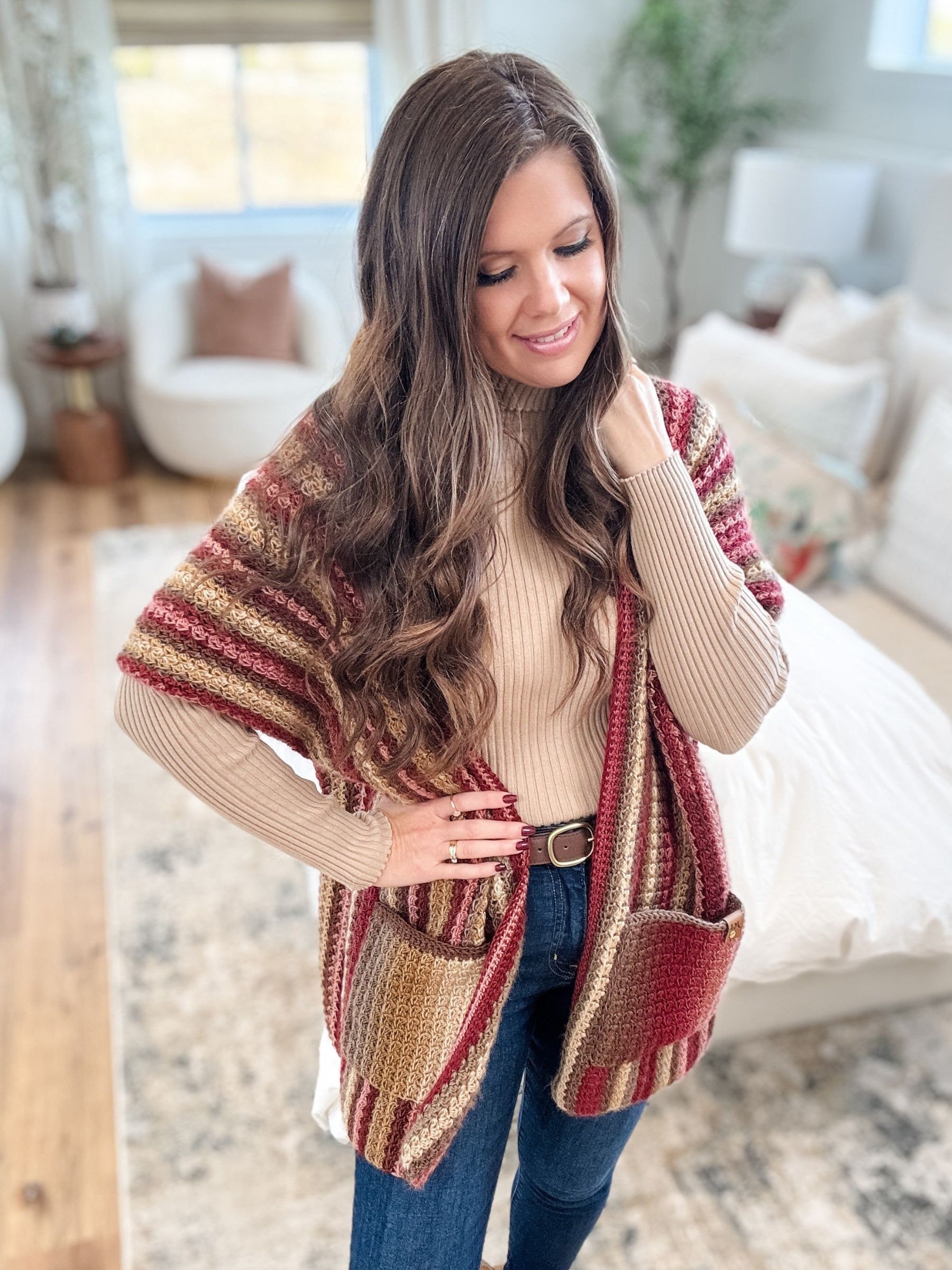 The Suzette Ruana Crochet Pattern product image (8)