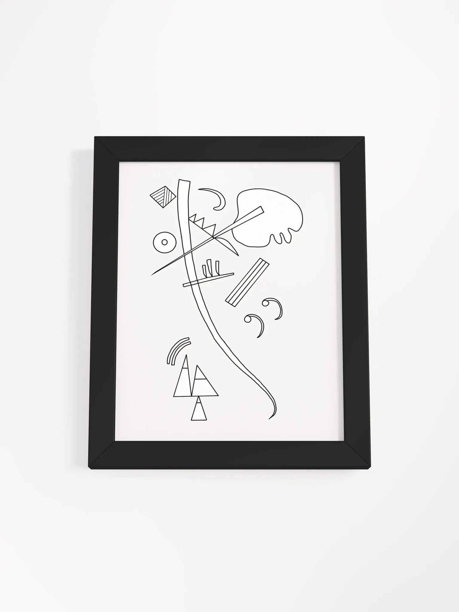 Color-Your-Own Kandinsky's Framed Poster! product image (18)