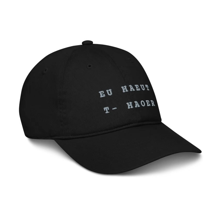 I HATE IT HERE - Organic Cotton Dad Cap (Gray) product image (7)