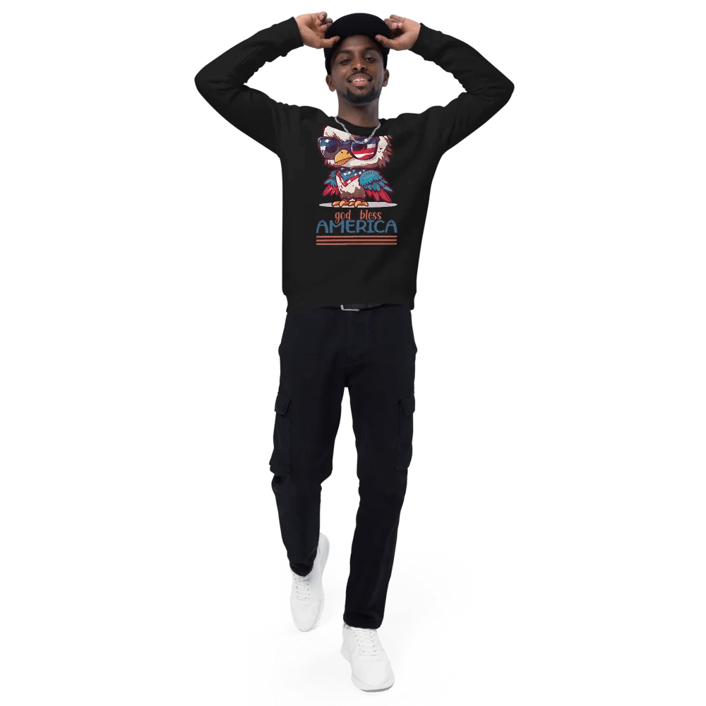 Eco Warrior Eagle Raglan Sweatshirt product image (8)