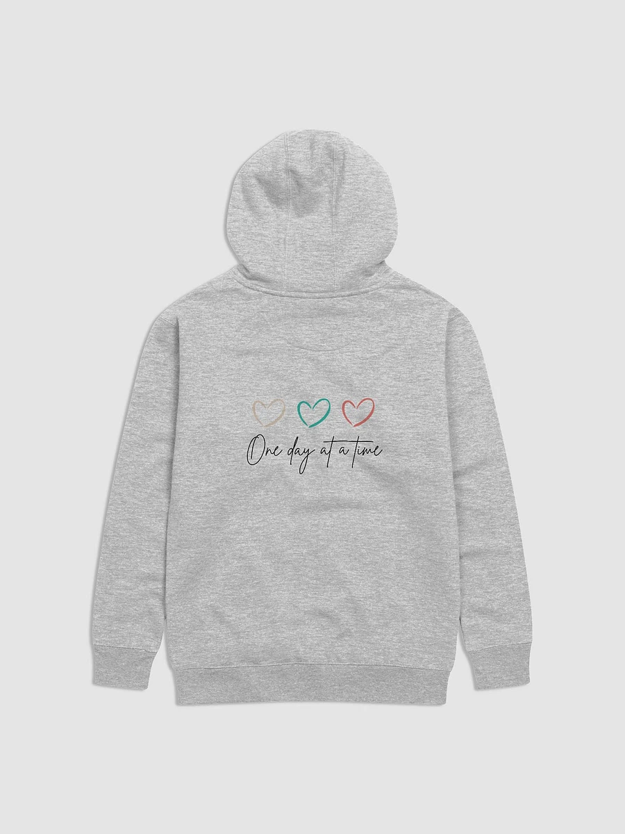 One day at a time (black writing) -Hoodie product image (1)