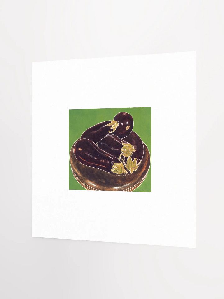 eggplant and piano stool Print product image (2)