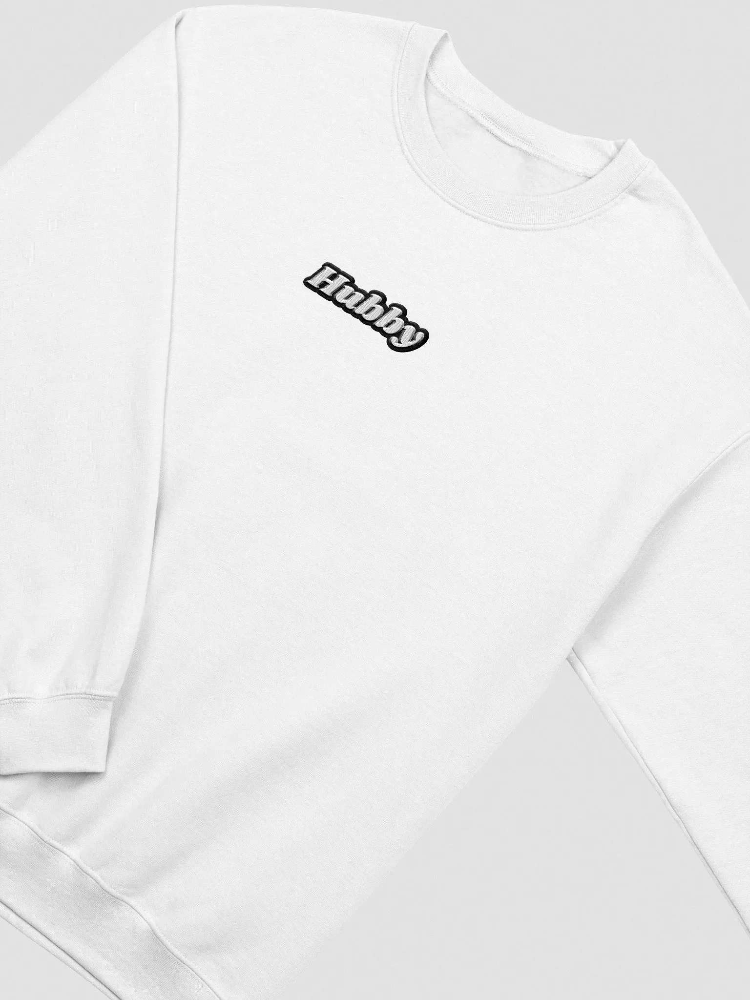 Hubby Embroidered Classic Crewneck Sweatshirt product image (14)