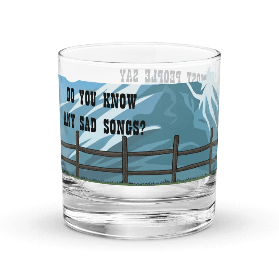 Sad Songs Whiskey Glass product image (2)