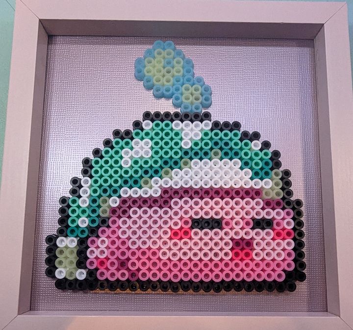Sleepy Pink Friend Framed Wall Hanging product image (1)