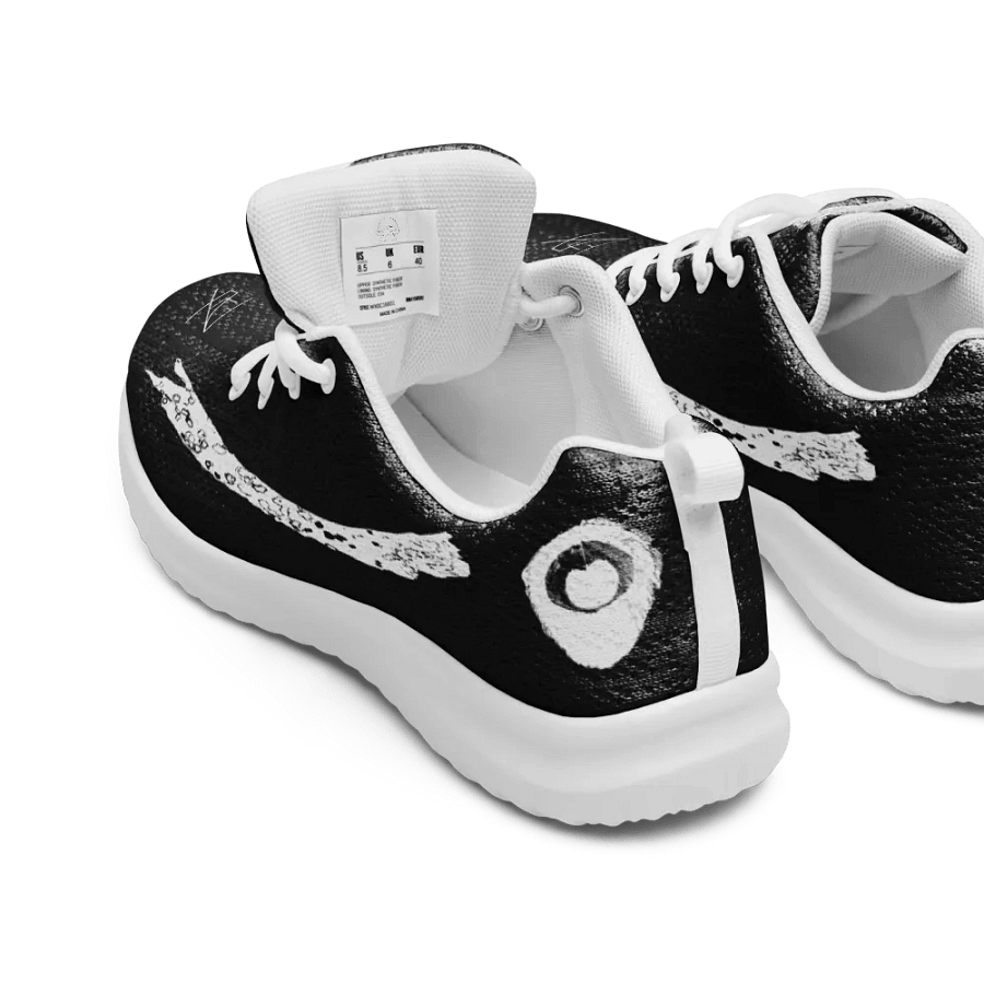 Peacock White on Black Shoe product image (5)