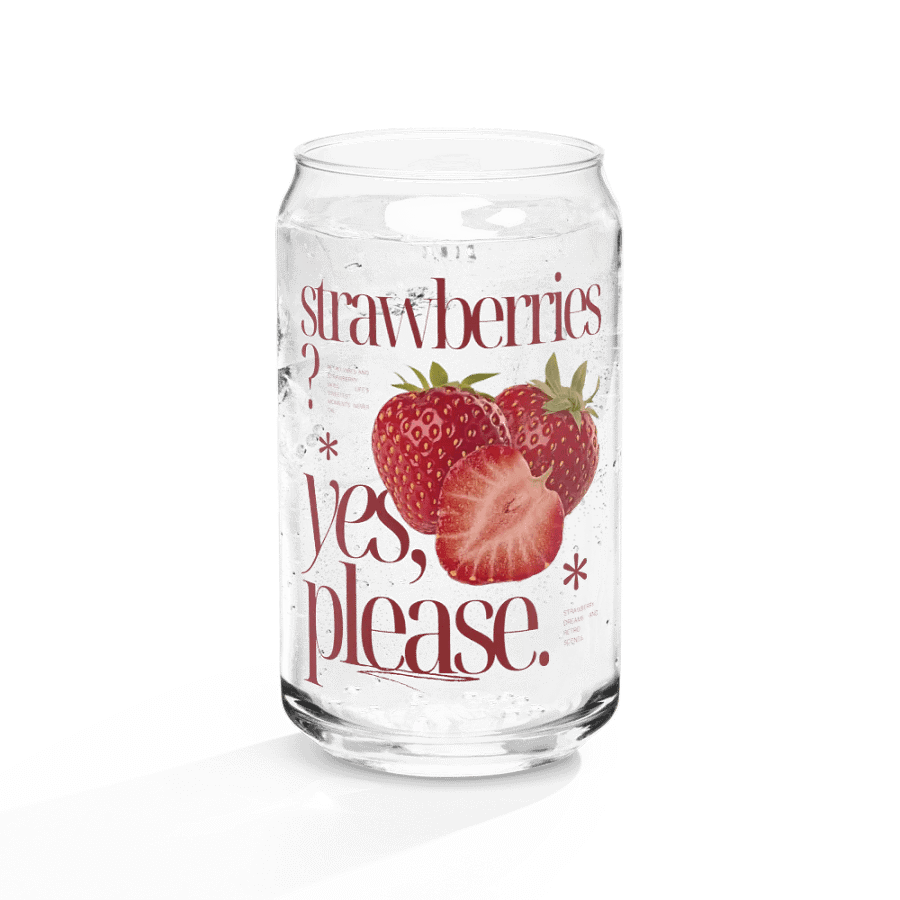 Retro 'Strawberries, Yes Please' Glassware Set product image (10)