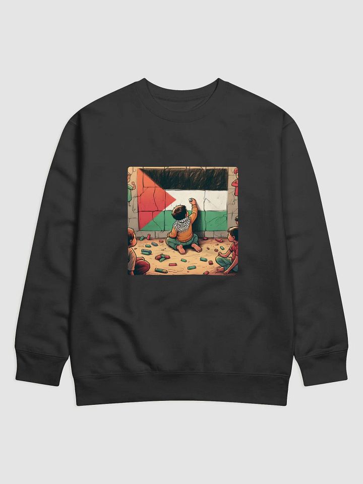 Chalk of Hope Premium Sweatshirt | free palestina product image (3)