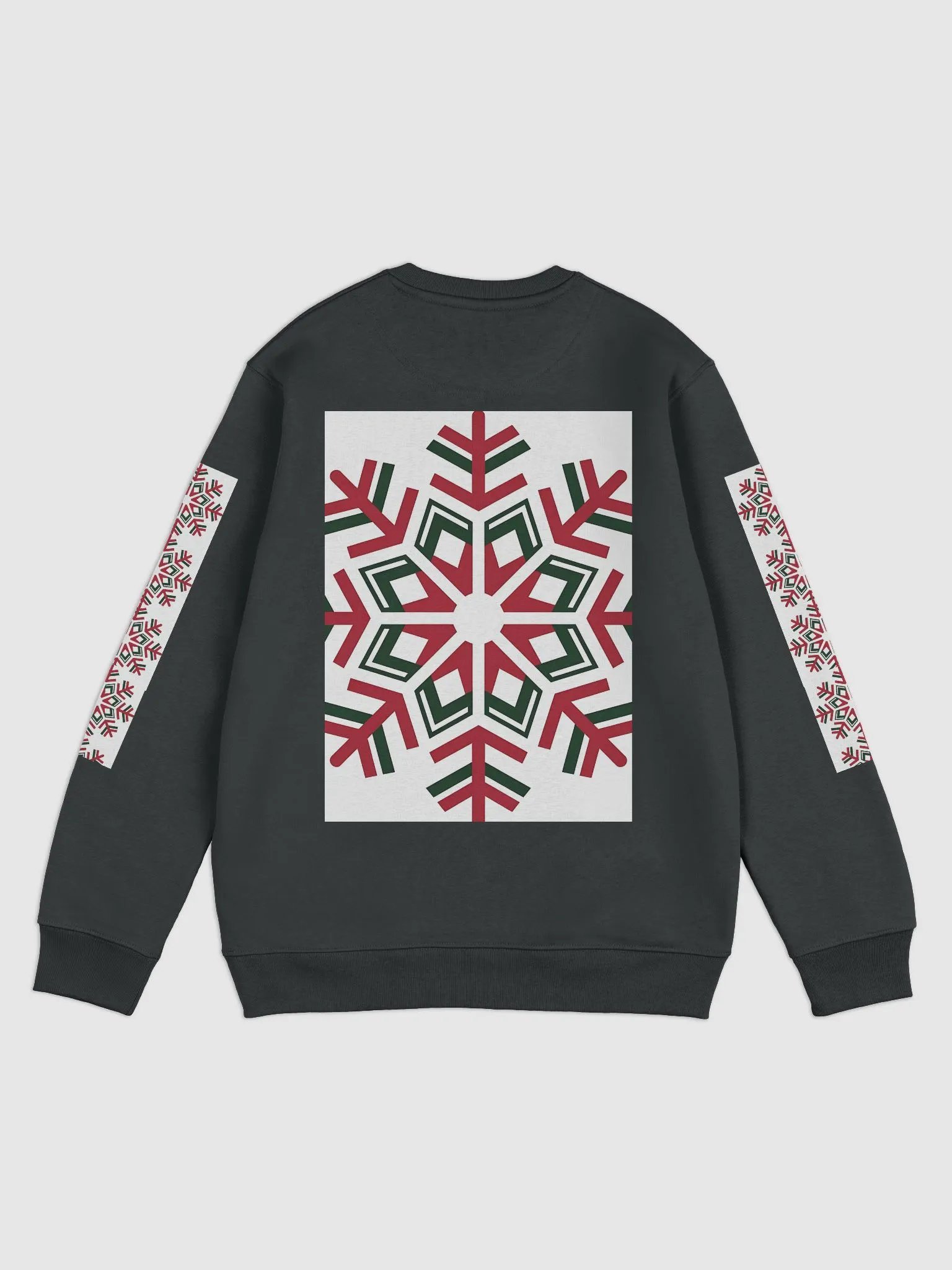 Modern Snowflake Symmetry Eco Sweatshirt product image (2)