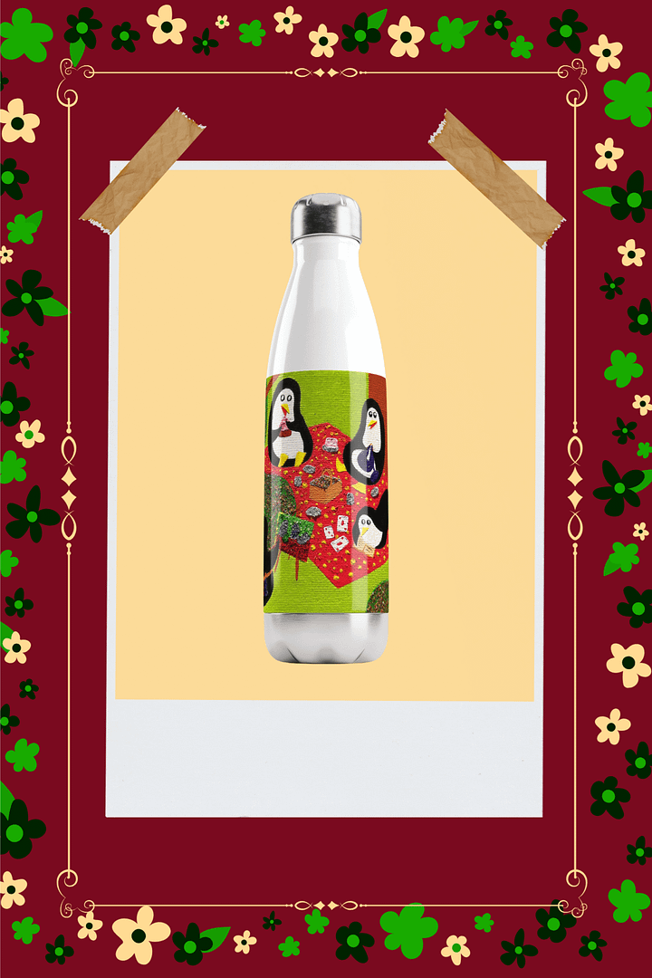 Spring Forest Picnic Stainless Steel Water Bottle product image (1)