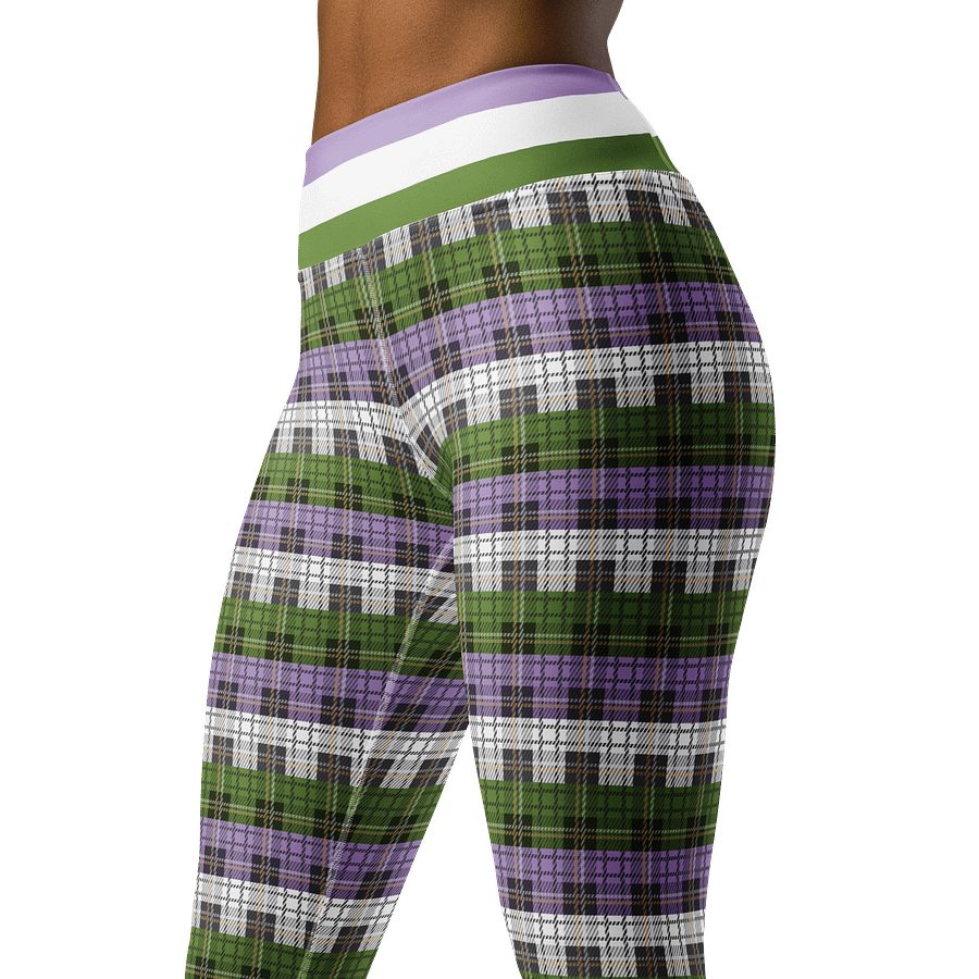 Genderqueer Pride Plaid Leggings product image (4)
