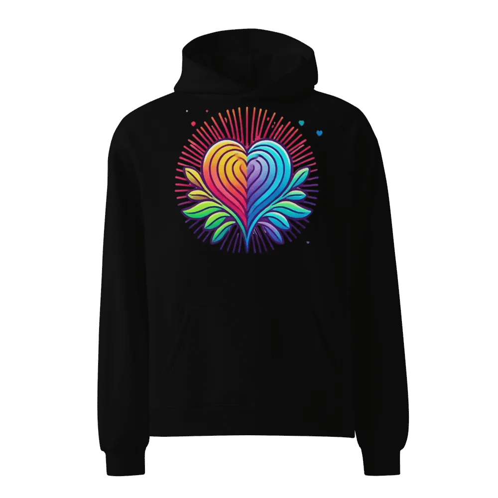 Heart Harmony Unisex Oversized Hoodie product image (1)