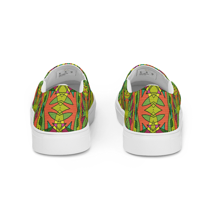 Spinach Tangle – Men's Slip-On Canvas Shoes product image (4)