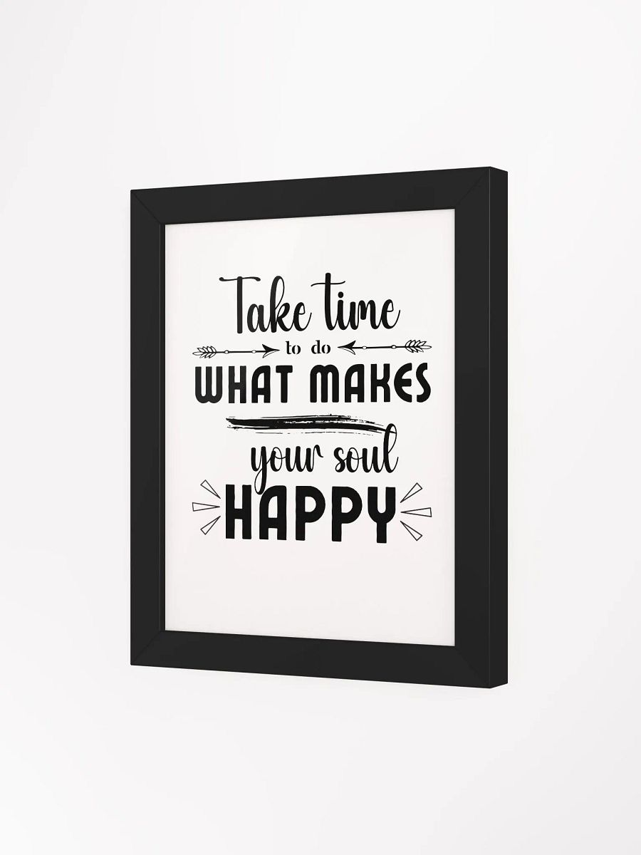 Happy Soul Organic Framed Poster product image (4)