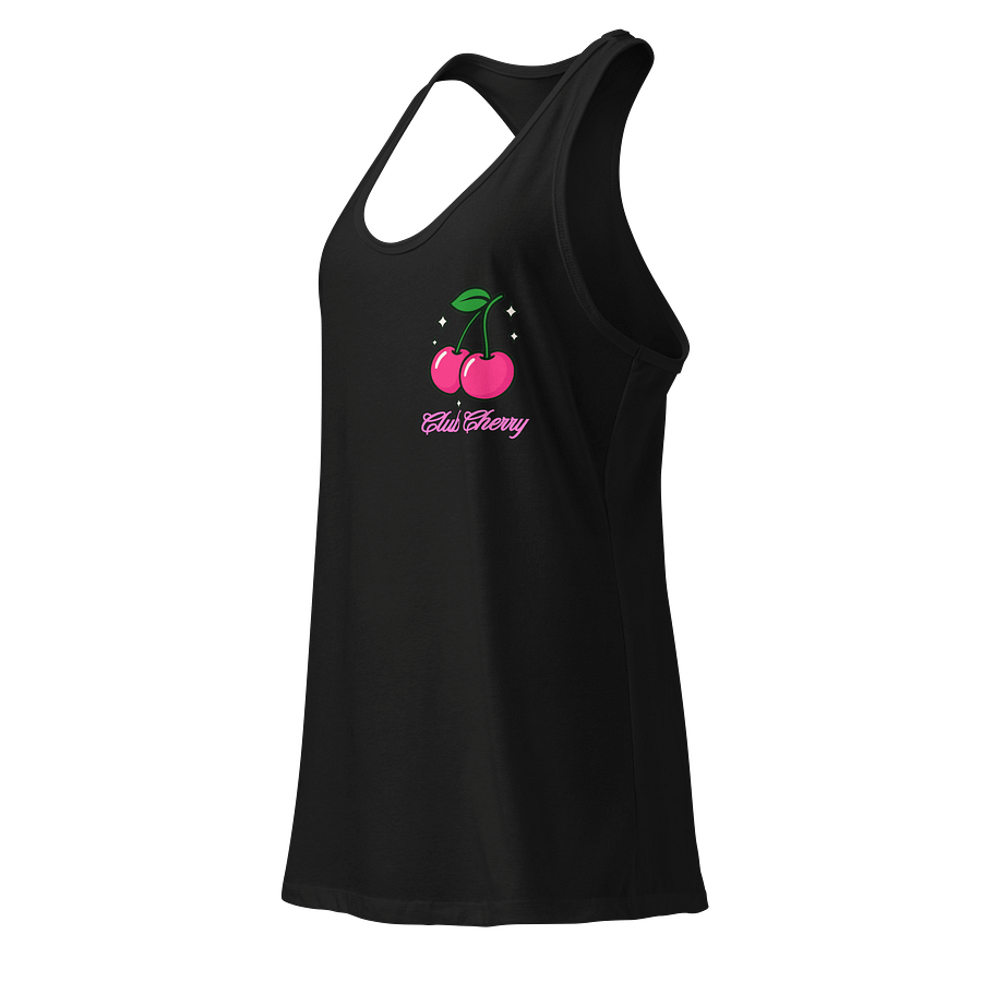 Club Cherry Ladies Racerback Tank w/Pink Logo product image (7)