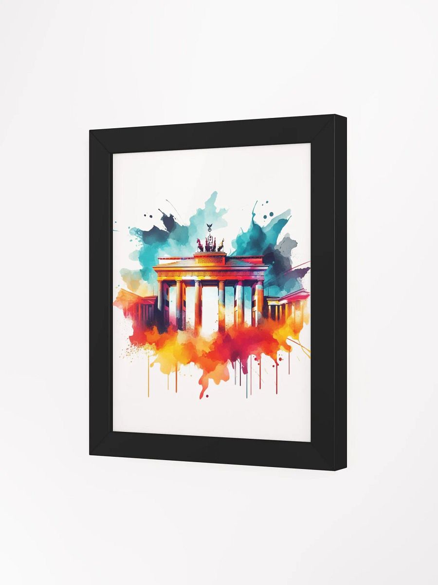 Framed High-Quality Matte Poster (in) | AI Design: Berlin Cityscape Creations product image (6)