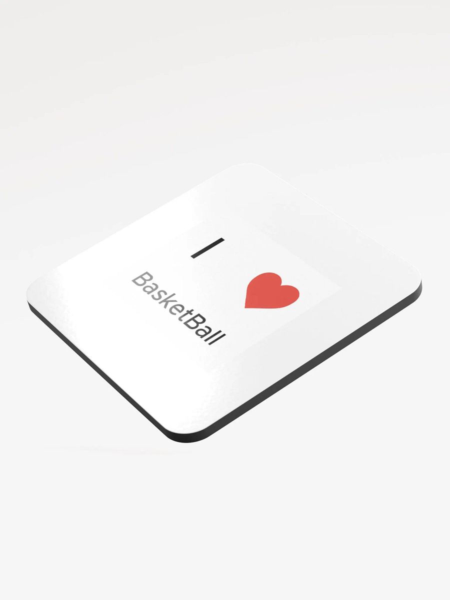 I Heart basketball Coaster 4 pack product image (3)