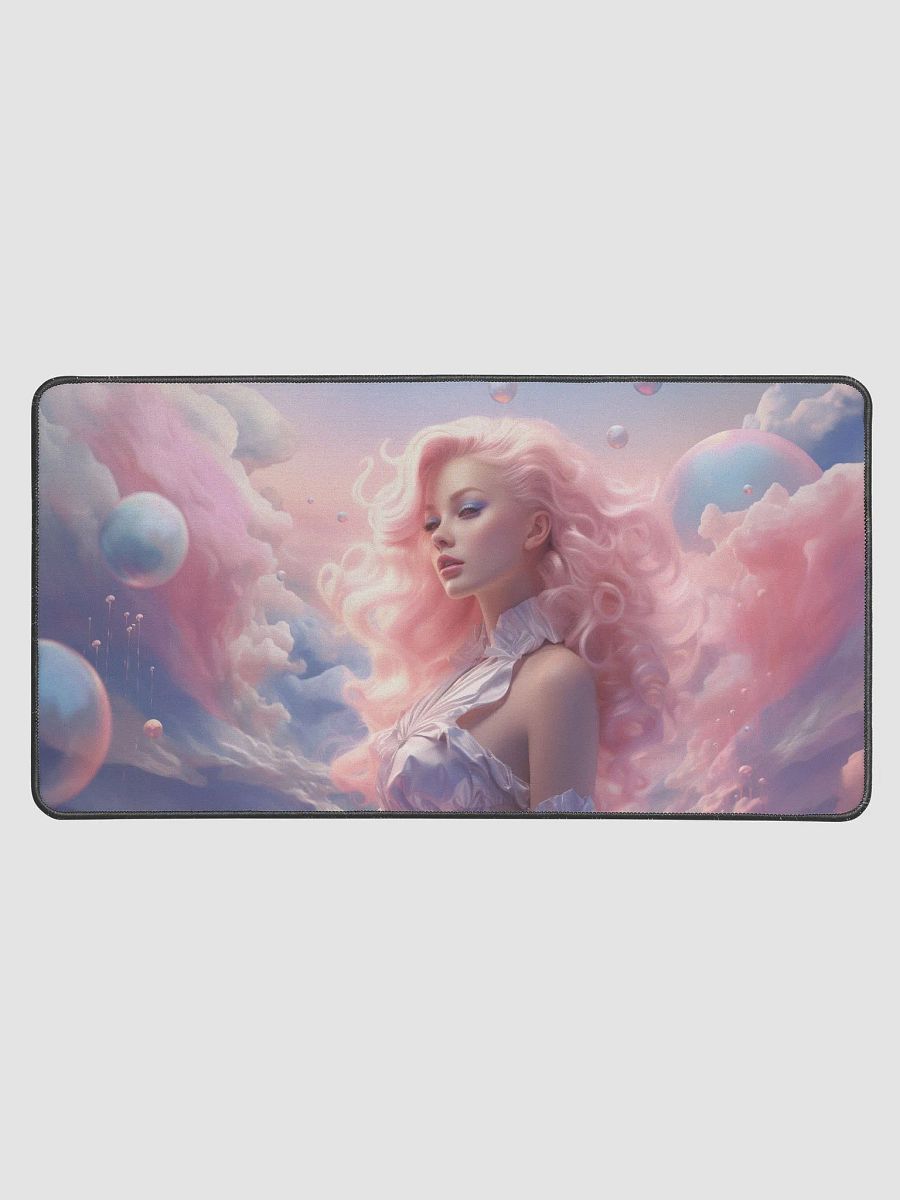 Fantasy Art Desk Mat, Dreamy Sky with Ethereal Woman, Large Mouse Pad, Office Desk Accessory, Creative Workspace, Artistic Decor product image (1)