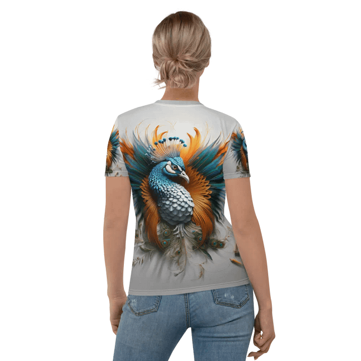 Peacock Vibrant T shirt product image (2)