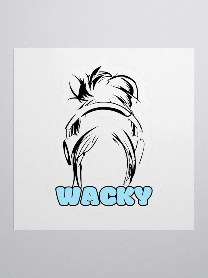 Wacky Sticker Black & Blue product image (1)