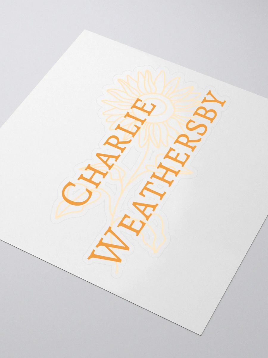 The Charlie Weathersby Logo Sticker product image (3)