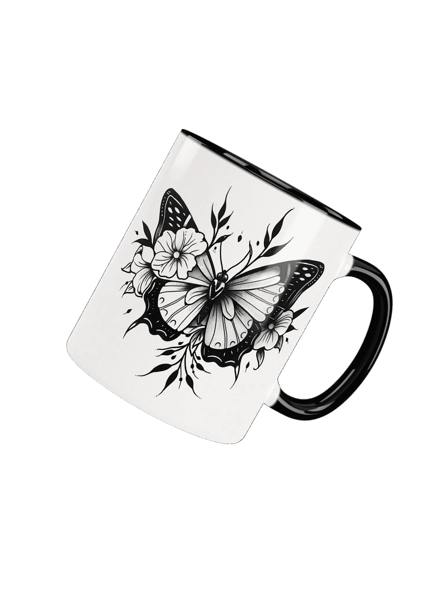 Monochrome Butterfly Bliss Mug product image (4)