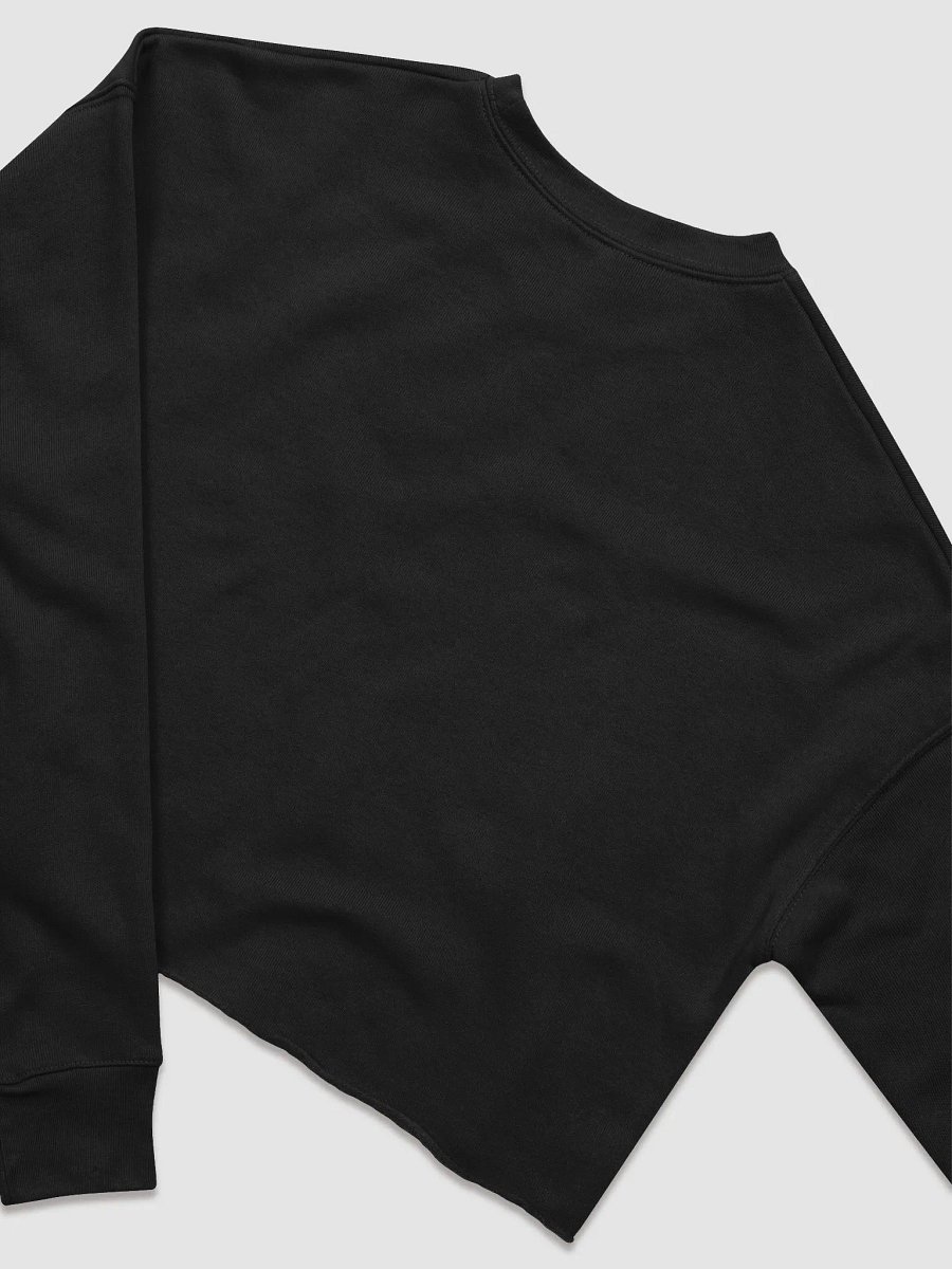 Crop Sweatshirt: Realm Enrichment in Teal Tranquility & Rustic Gold product image (4)
