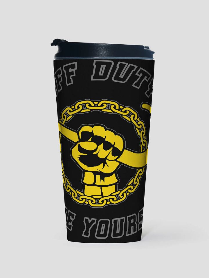 "Off Duty, Save Yourself" Tow Coffee Tumbler product image (1)