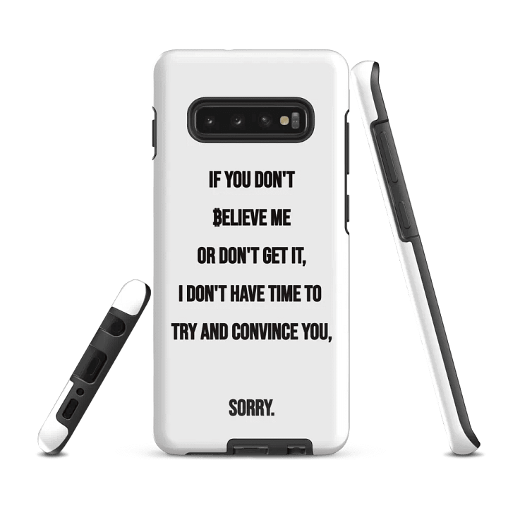 SATOSHI Quote - Samsung Hard Case product image (3)