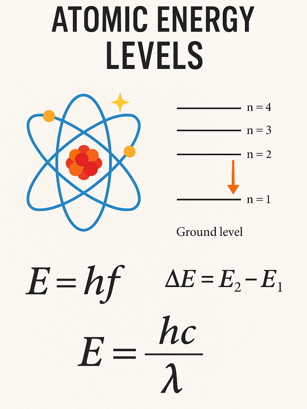 Atomic Energy Level Worksheet product image (1)