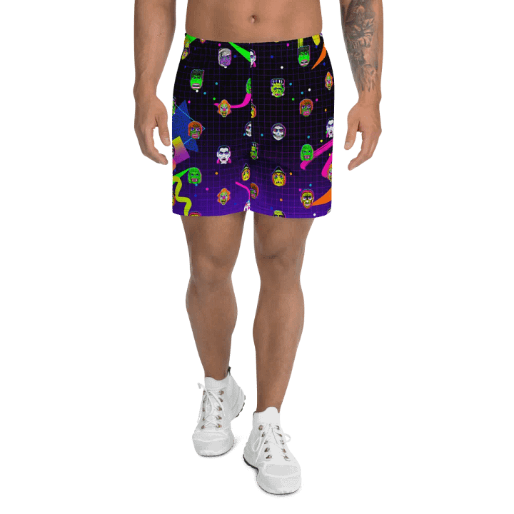Horror Icons Retro Shorts product image (1)