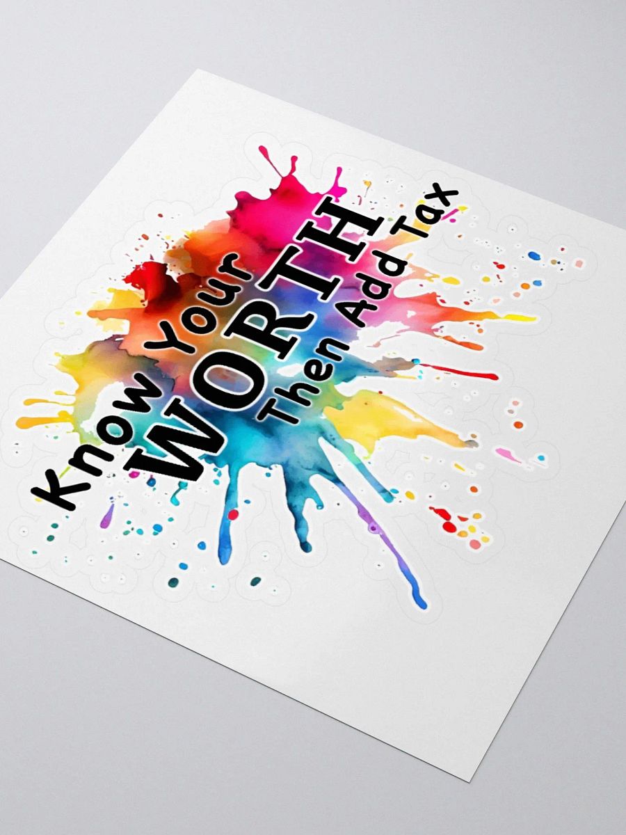 Know Your Worth Sticker product image (3)