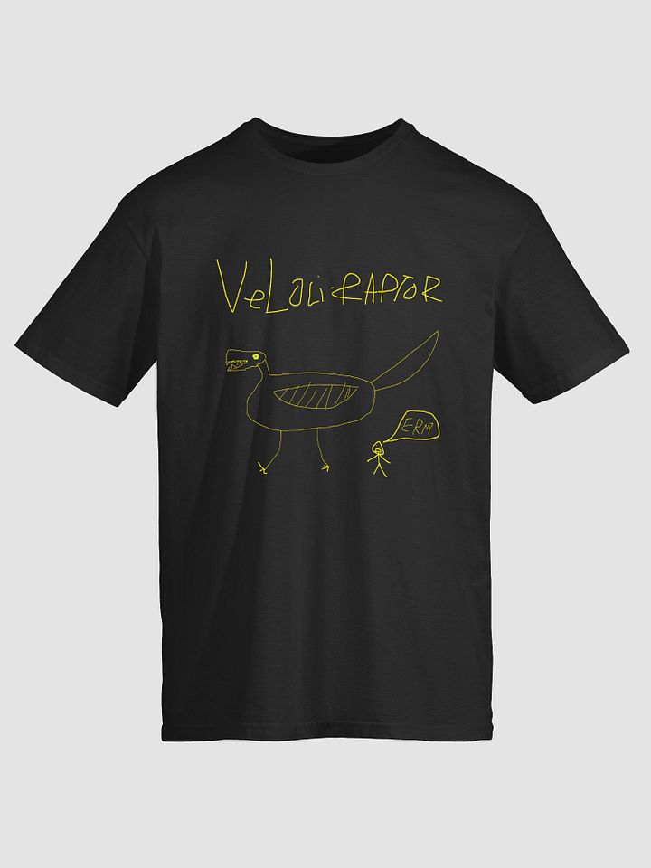Velociraptor Drawing T-Shirt product image (1)