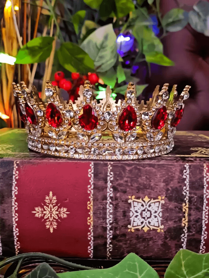 The Armored Kingdom Ruby Red Queens Crown (Gold) product image (1)