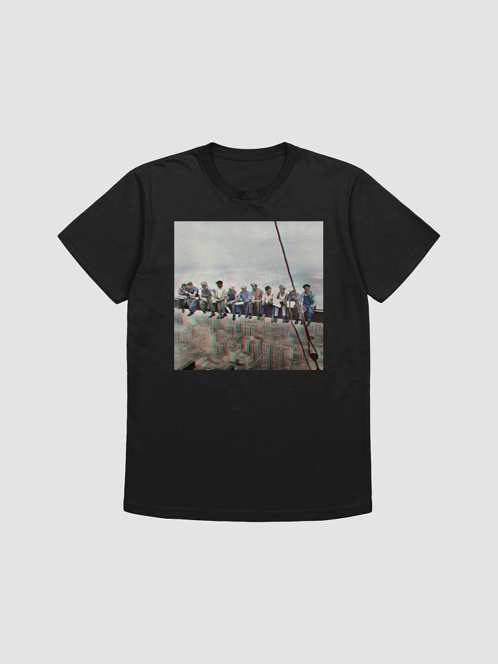 3D Anaglyph T-Shirt - Lunch atop Skyscraper in Color. New York 1932 product image (1)