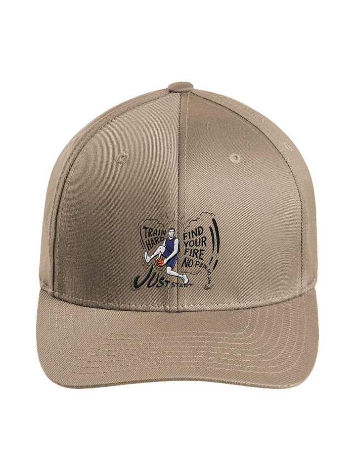 Train Hard. Find Your Fire. Just Start. – Motivational Flexfit Cap product image (1)
