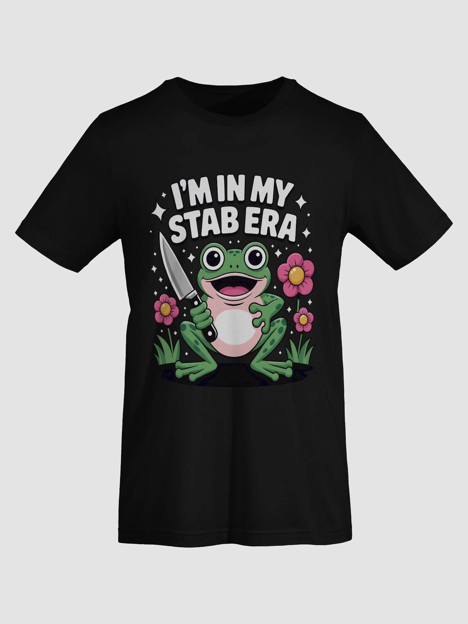 Stab Era Frog Cartoon T-Shirt product image (68)