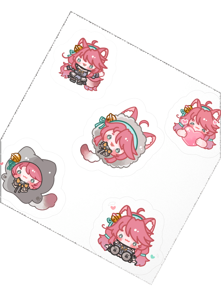 Chibi Chaos Kiss Cut Sticker Set product image (4)
