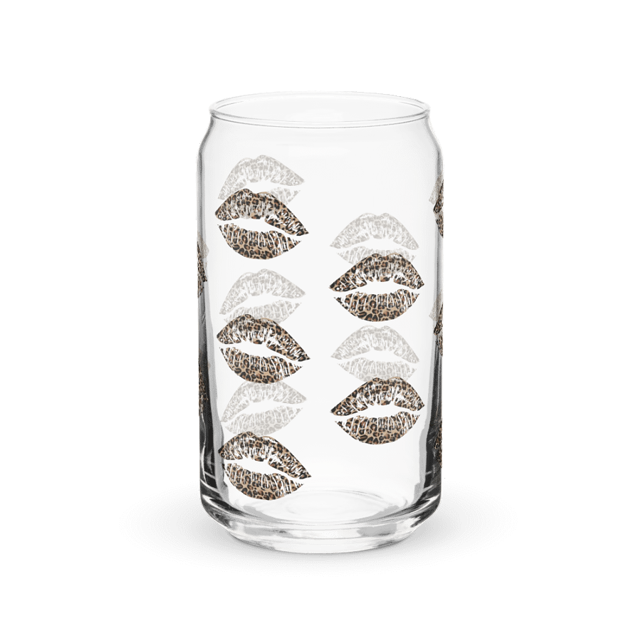 Leopard Print Kiss Glass Can product image (2)