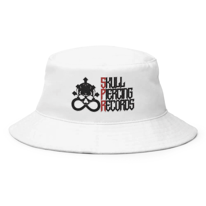 Skull Piercing Records Bucket Hat (Black Logo) product image (1)