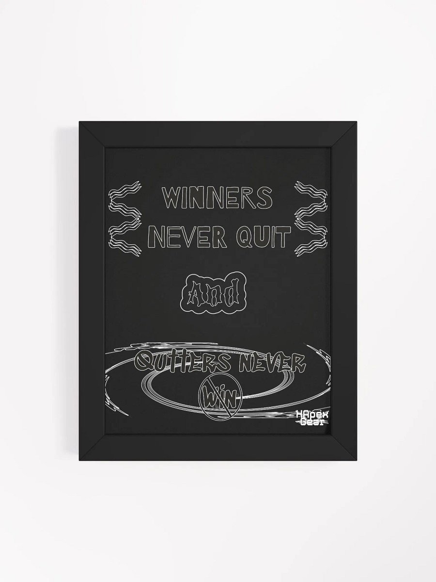 Winners - Framed - Black - High-Quality Poster product image (4)
