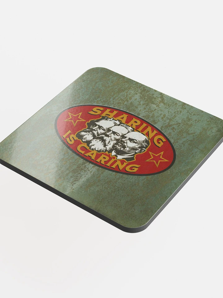 Sharing Is Caring Beverage Coaster product image (1)