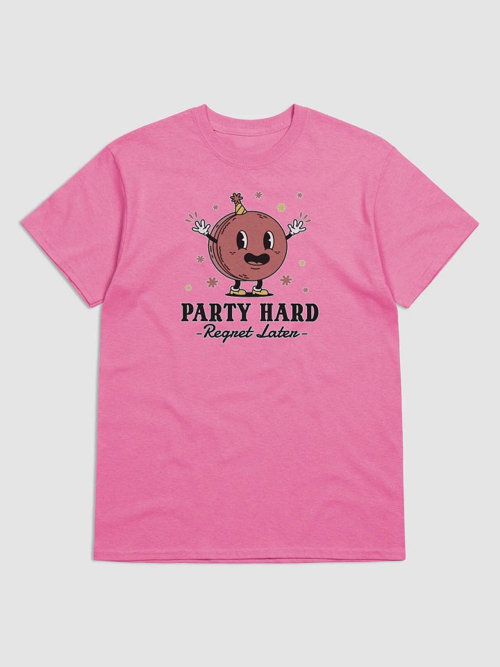 Party Hard Regret Later Heavyweight T-shirt product image (1)
