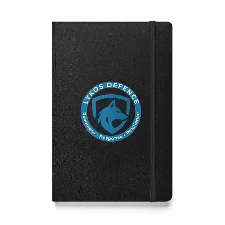 Lykos Defence Wolf Logo Hardcover Notebook product image (1)