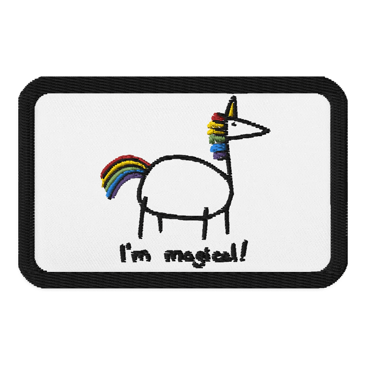 Rainbow Unicorn Embroidered Patch product image (1)