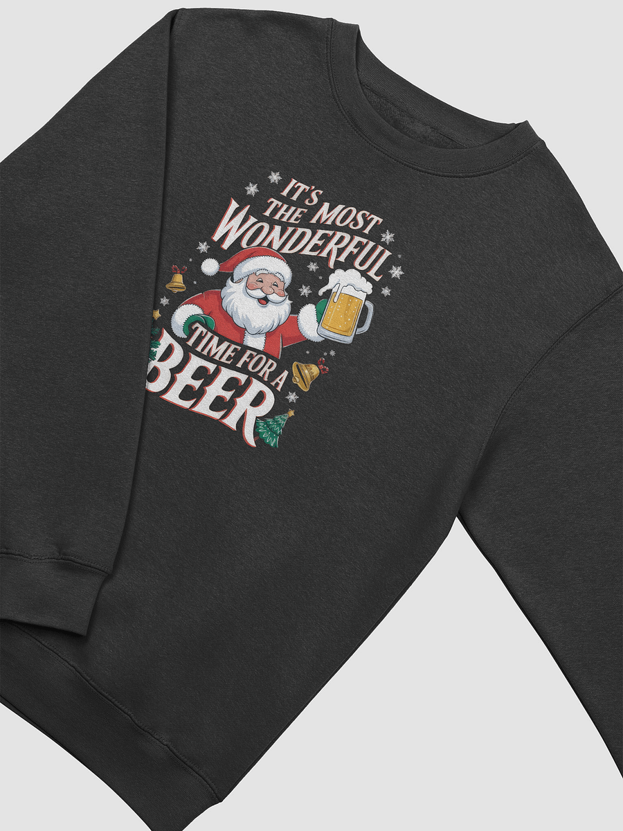 Santa’s Holiday Cheers Lane Seven Premium Crewneck Sweatshirt product image (3)