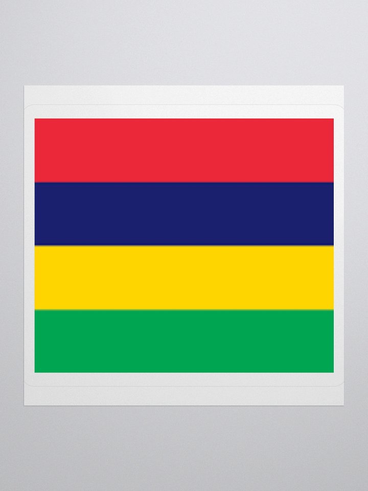 Exclusive Mauritius National Flag Vinyl Sticker - Premium Quality, Multiple Sizes product image (1)