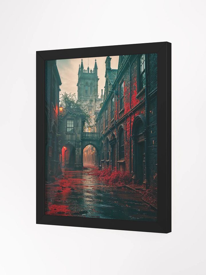 Gothic Crimson Passage Framed Print product image (8)