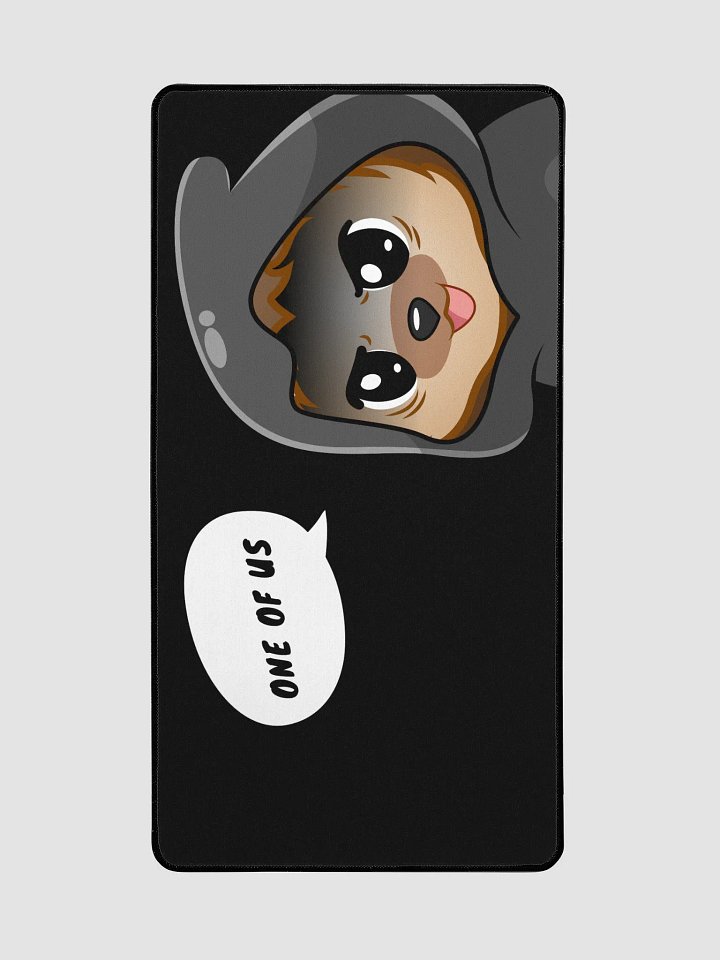 One of Us desk mat (15.5" x 31.5" // 39cm x 80cm) product image (2)